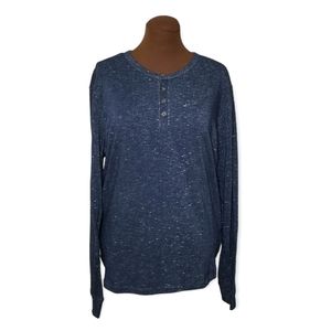 AMP Blue Long Sleeve Top Woman Size XL